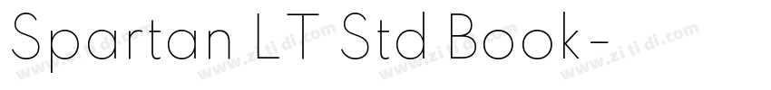 Spartan LT Std Book字体转换